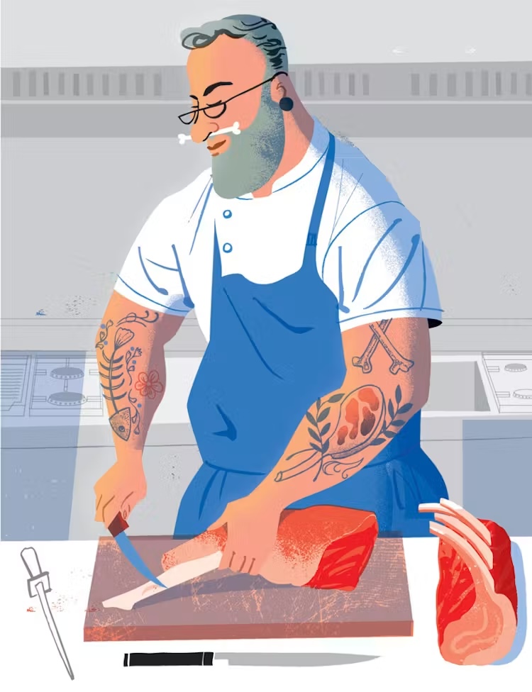 Food illustration — Studio Garcia Amsterdam